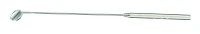 Miltex-Integra Laryngeal Mirror, Size 0, 14 mm Diameter, Threaded Stem, 4-3/4" Overall Length