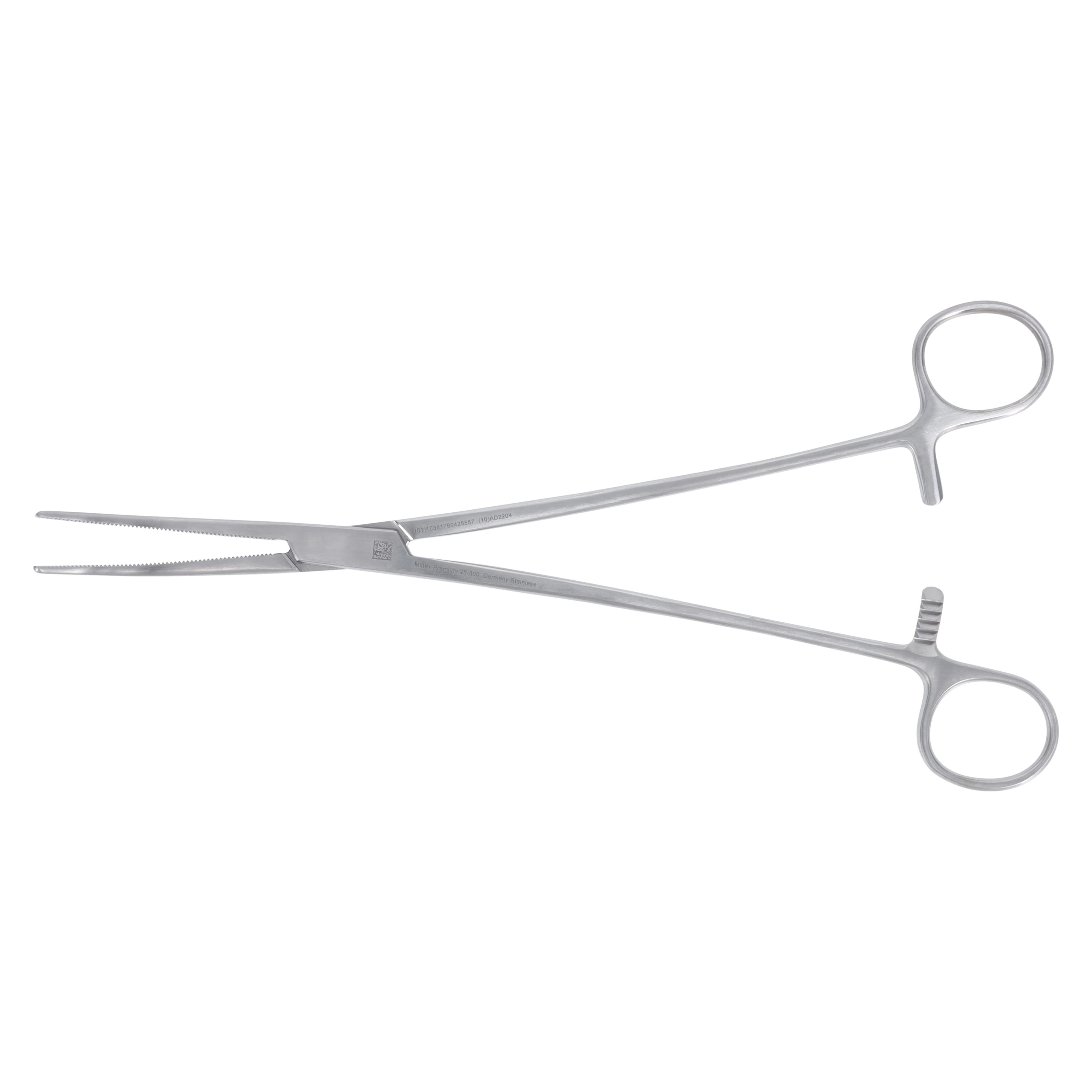 Sarot Artery Forceps, Slight Curve, 9.5" (10" Overall), Stainless Steel, Autoclavable, Each