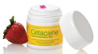 Cetacaine Topical Anesthetic Gel, Strawberry, 32 g Pump-Top Jar, 0217