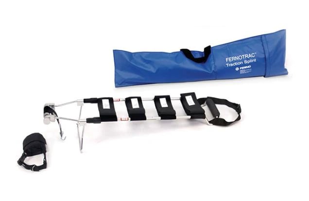 FernoTrac Traction Splint, Adult, Aluminum, 35-54" x 9" x 3-9"