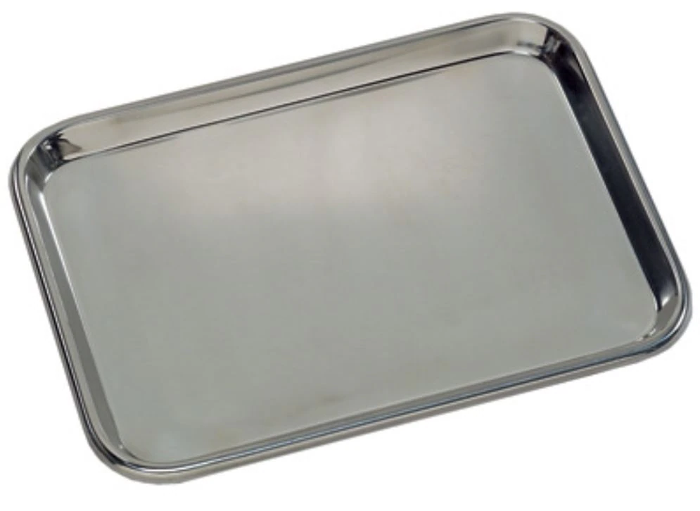 Graham-Field Stainless Steel Instrument Tray, 13-5/8" x 9-3/4" x 5/8"