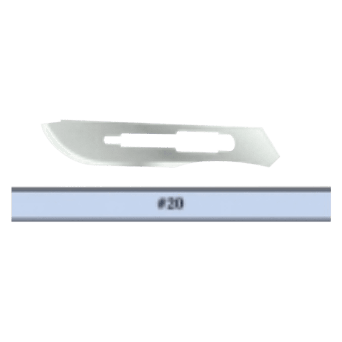 Feather Sterile Surgical Scalpel Blade #20, Disposable, Stainless Steel