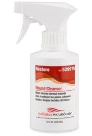 Restore Wound Cleanser Spray, 8 oz Bottle, Pluronic F68/2-Phenoxyethanol, Non-Sterile, Latex-Free, Single Use, 12/Case