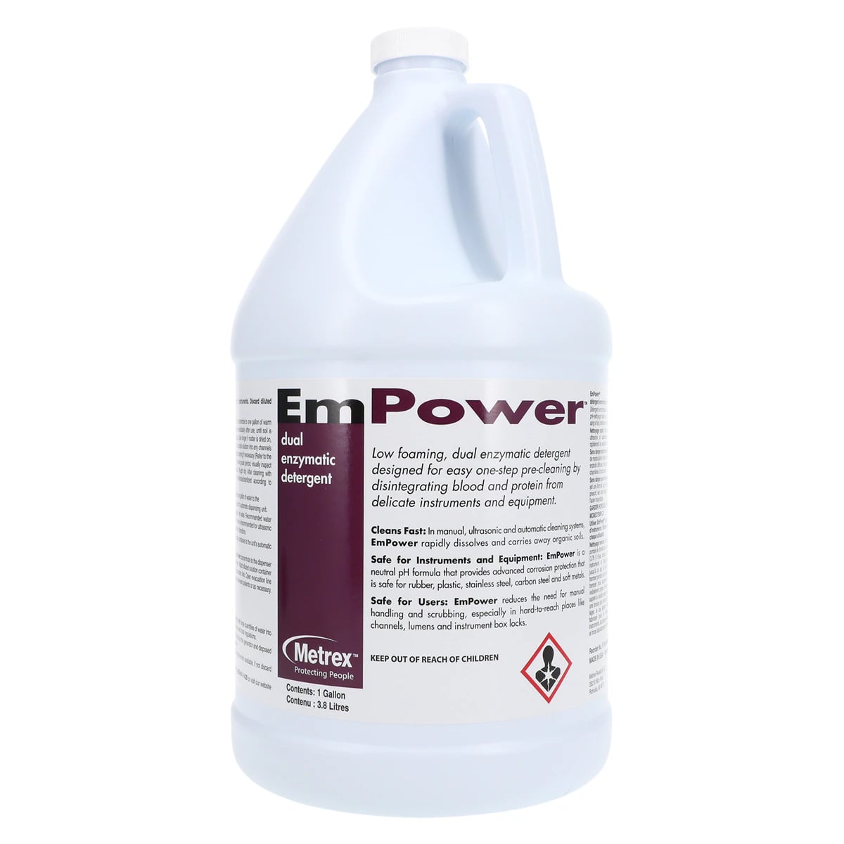 EmPower Multi-Enzymatic Detergent, Ocean Breeze, 1 Gallon Bottle (1:128 Concentrate)