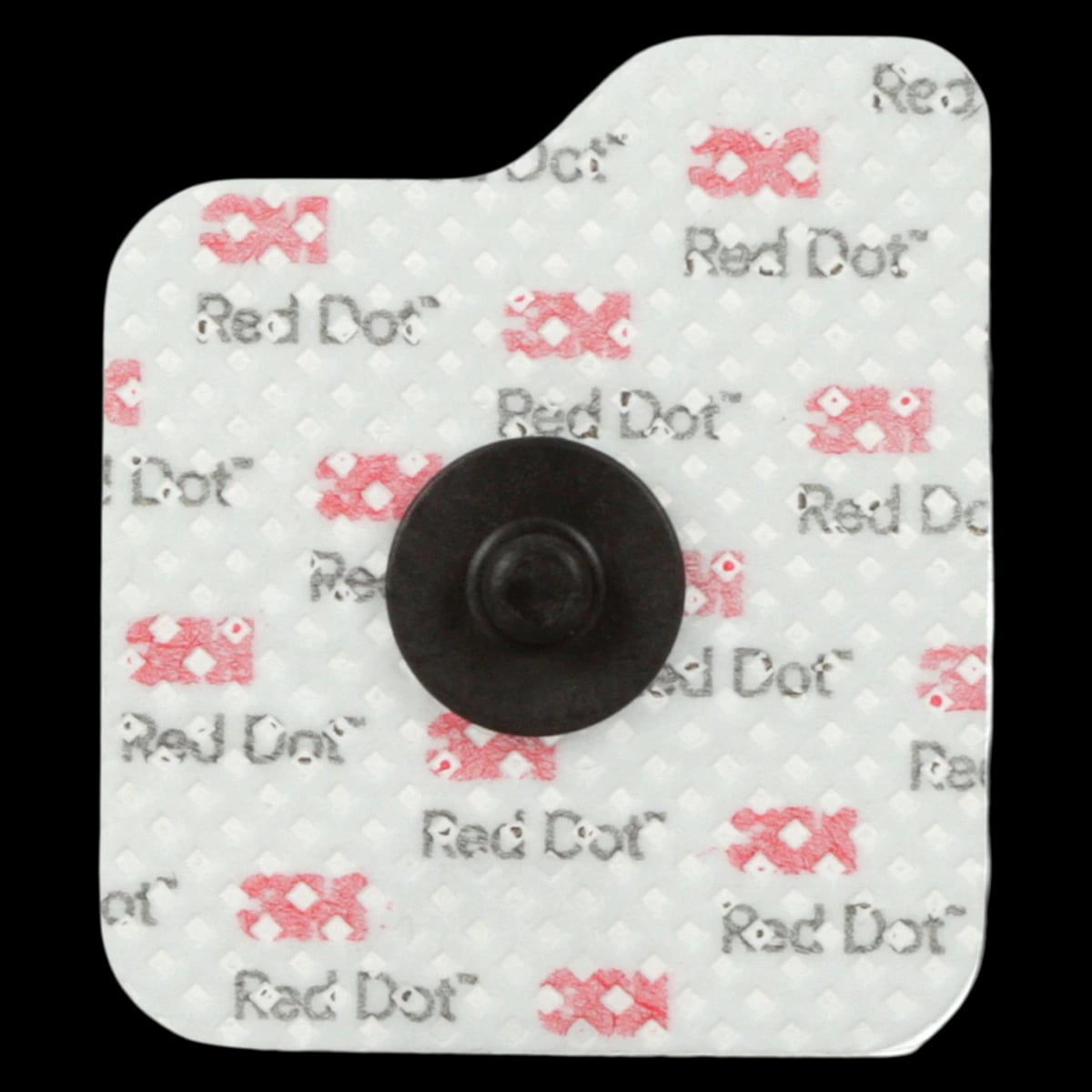 3M Red Dot Repositionable Electrocardio Electrode, Adult/Pediatric, Soft Cloth, 1.56 x 1.25 in, Red, 200/Box, 3 Boxes/Case