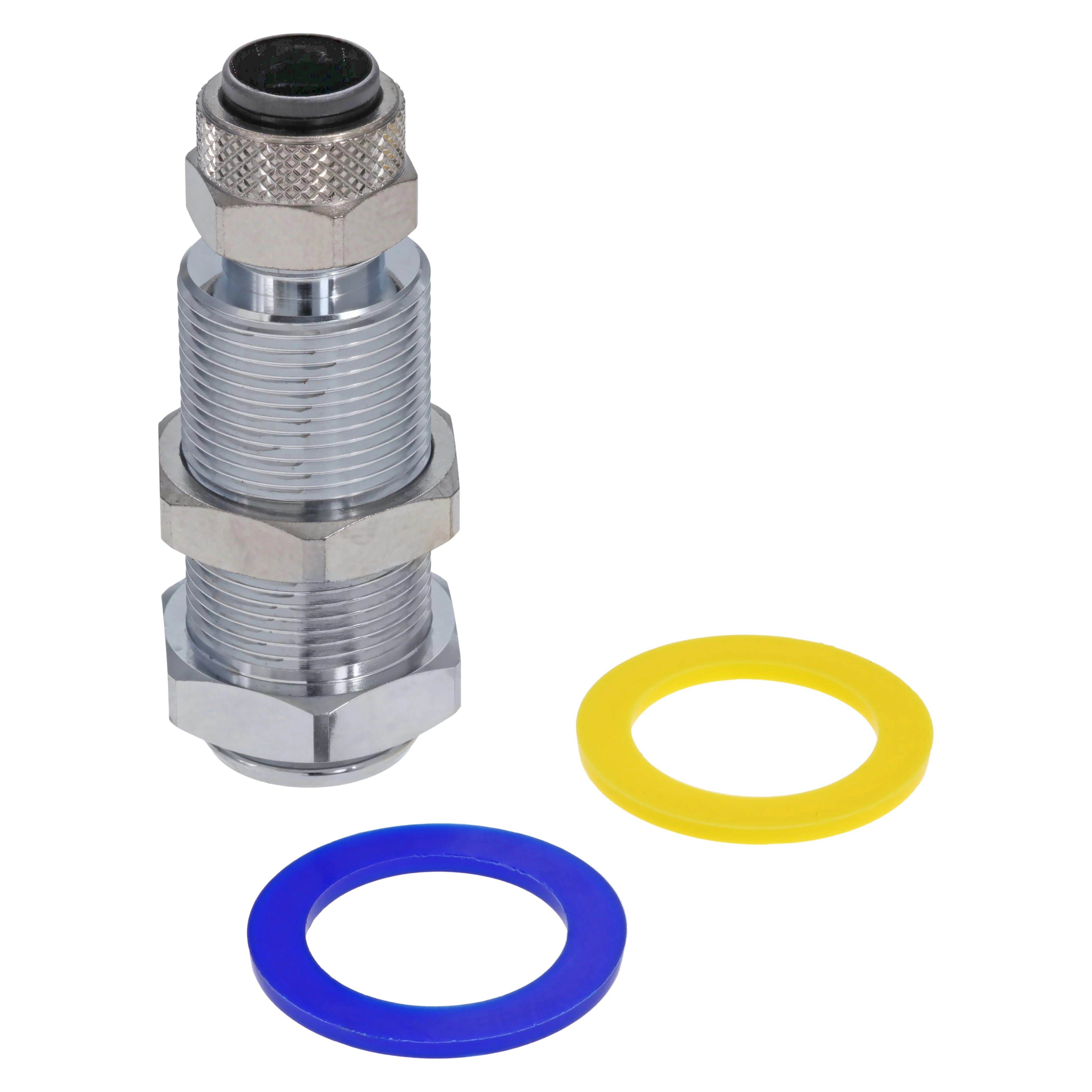 DCI International Female 3/8" Quick-Disconnect Panel Mount Fitting with Shut-Off, 01KT8PD4XFQ42SAHPNN77H8G88