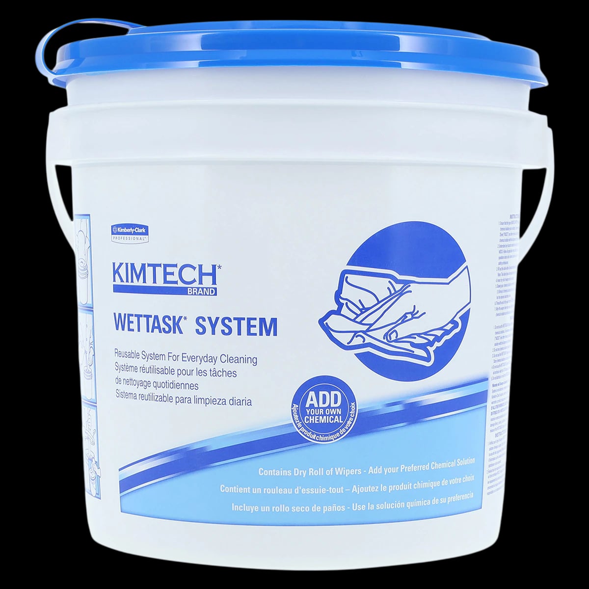 Kimtech WetTask Roll Wiper, 12 in x 12.5 in, 90 Sheets/Roll, 6 Rolls/Case, 06411