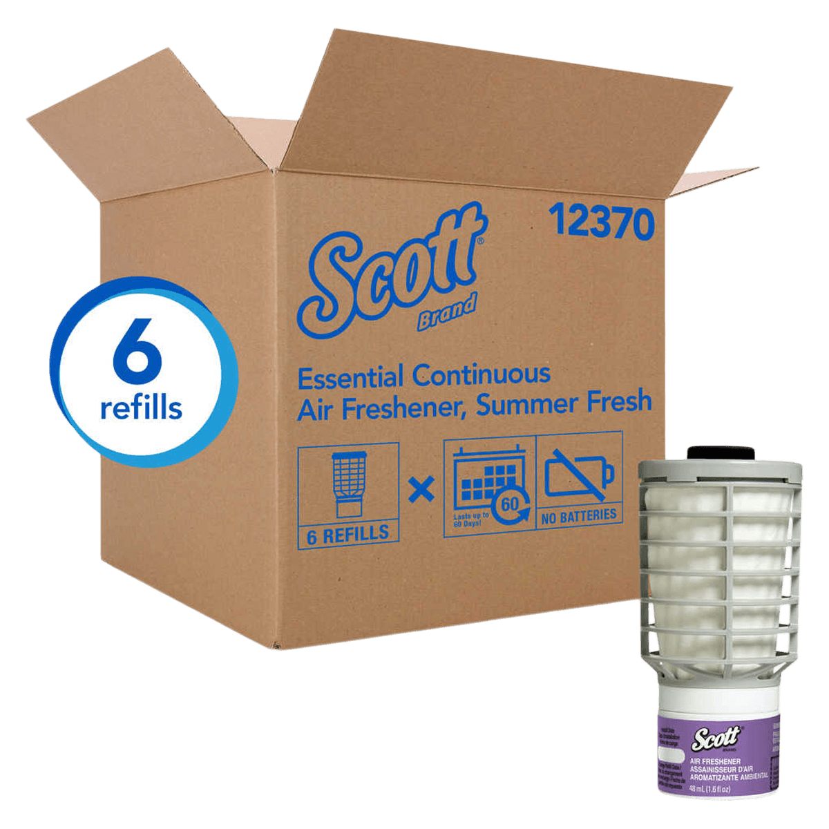 Scott Air Freshener Refill, Summer Fresh, Each