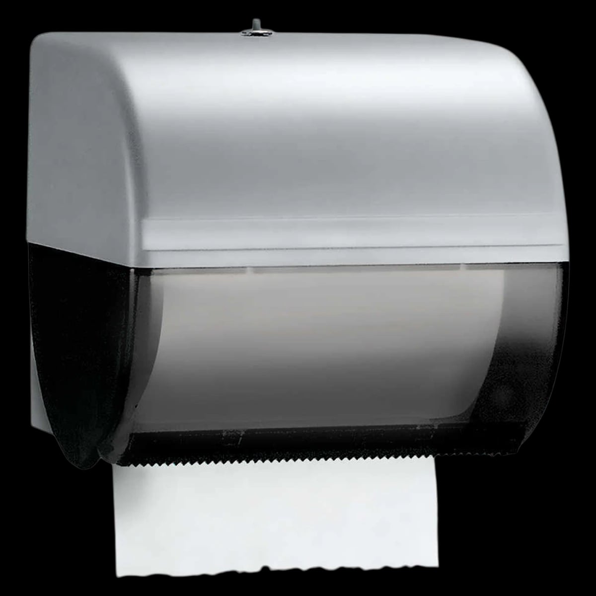 Kimberly-Clark Professional Omni Paper Towel Roll Dispenser, Smoke Plastic, Wall Mount, 10.5 in x 10 in x 10 in
