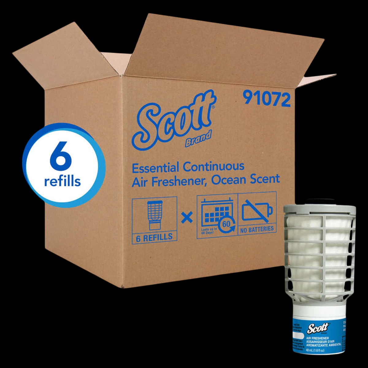 Kimcare Continuous AirFreshener, Ocean Scent, Each