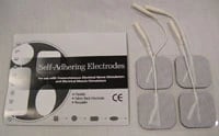 Mastex Industries Self-Adhesive Electrodes for TENS, 4/Package