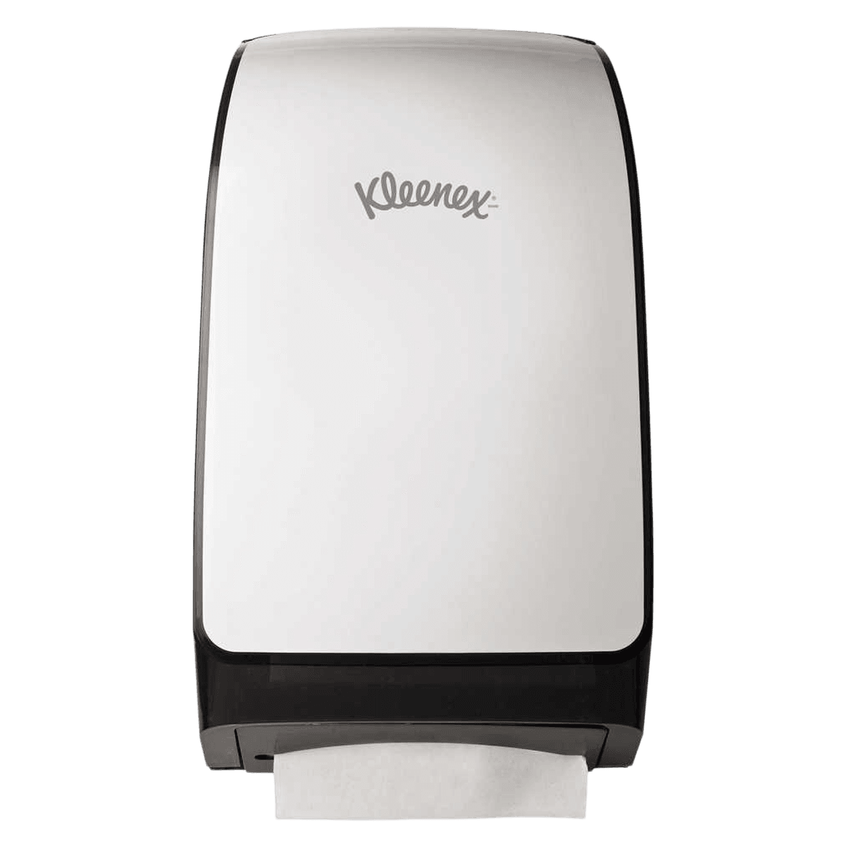 Kimberly-Clark Kleenex Premiere Folded Towel Dispenser, White Plastic, Wall Mount, 1/Case