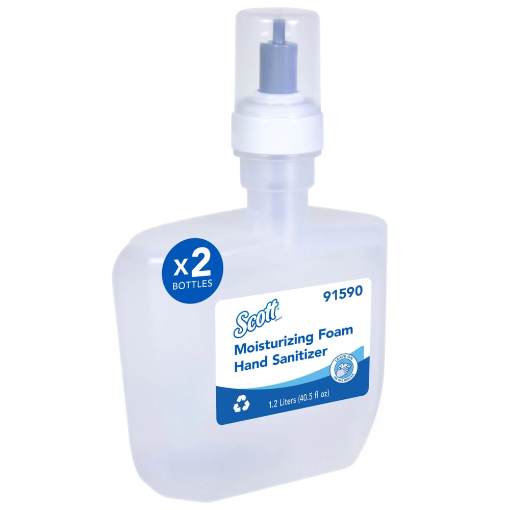 Scott Pro Moisturizing Foam Hand Sanitizer, Fresh Scent, 2.4 fl oz, 2/Case