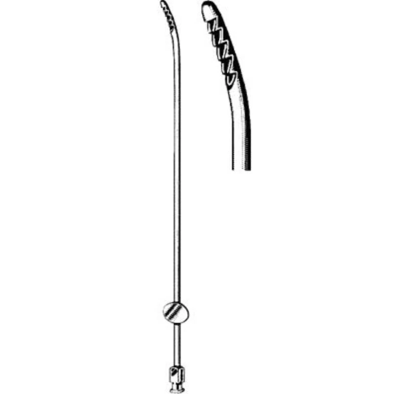 Sklar Novak Endometrial Curette, 9-1/2" Stainless Steel, Non-Sterile, Reusable
