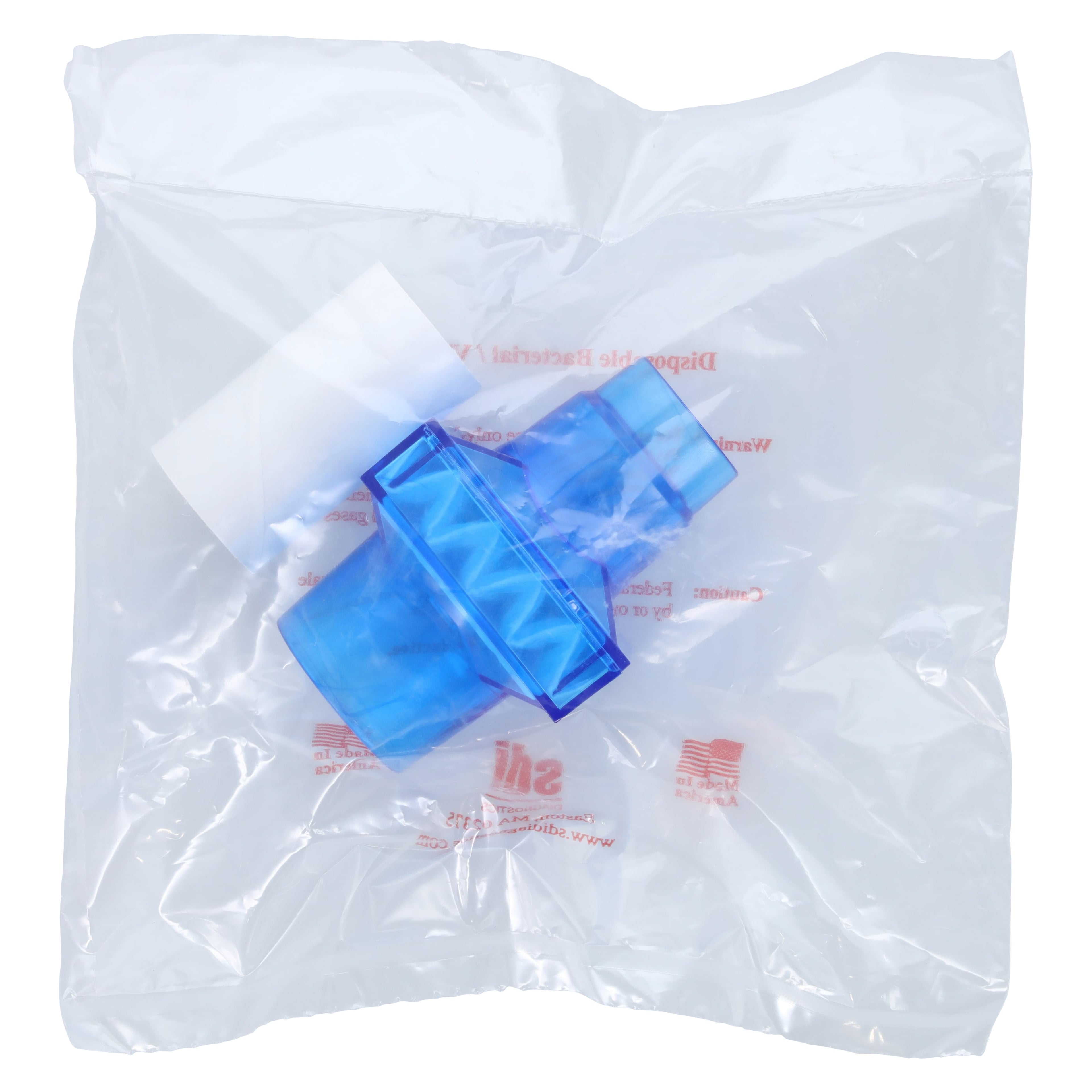 Pulmoguard Spirometer Filter with Mouthpiece, 50/Box