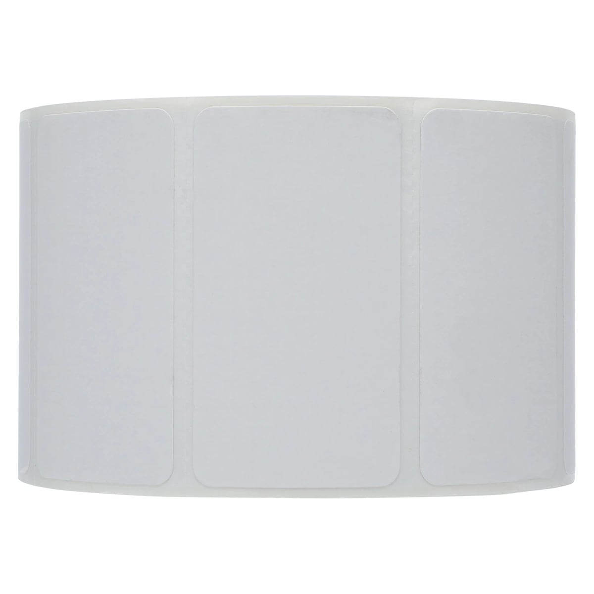 Precision Dynamics Corp Label Thermal CTD, Direct Thermal, White Paper, 1.25" x 2.25", 1" Core, 12/Box