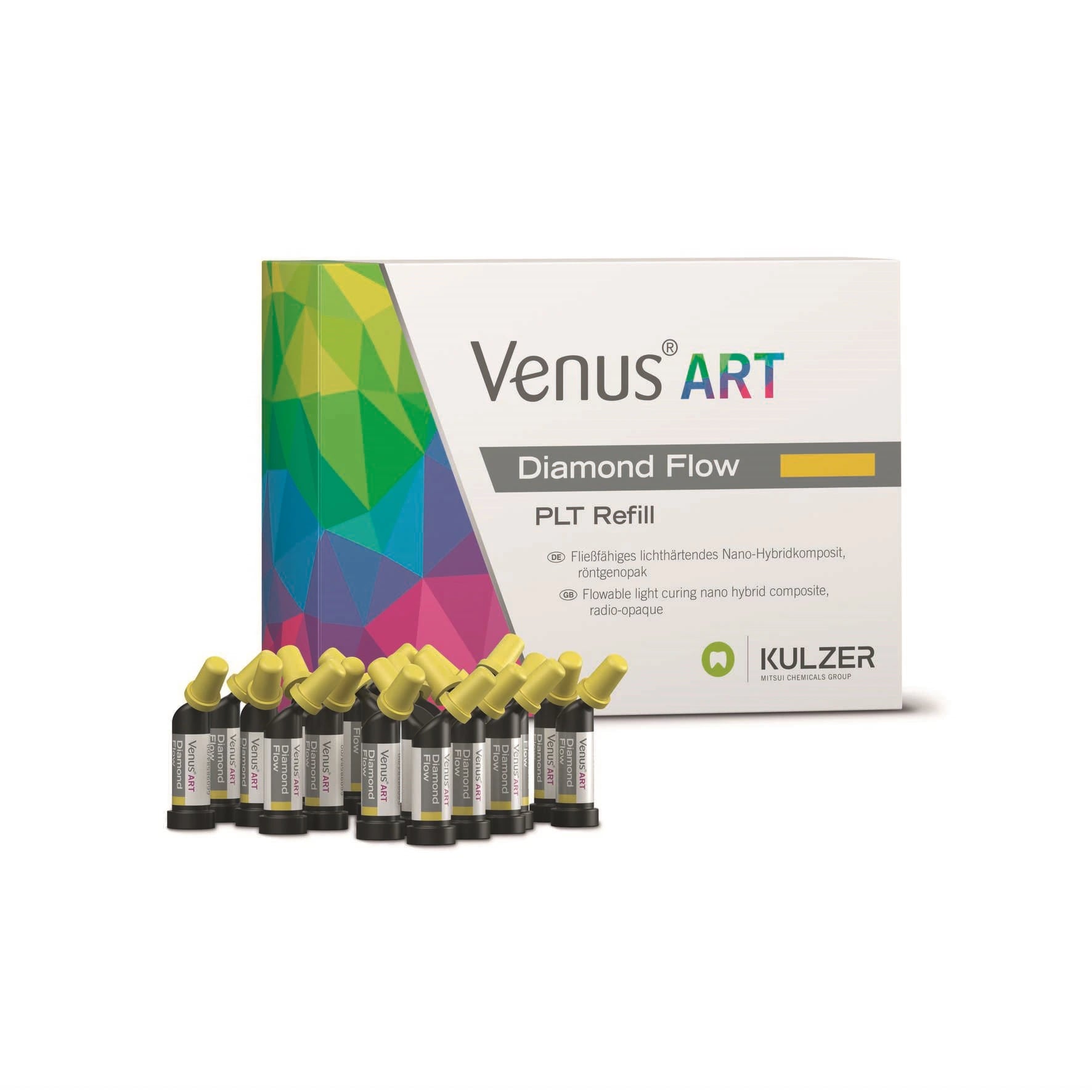 Venus Diamond Flow Flowable Composite, Shade OM (Opaque Medium), 0.2 g PLT Refill, Pack of 20