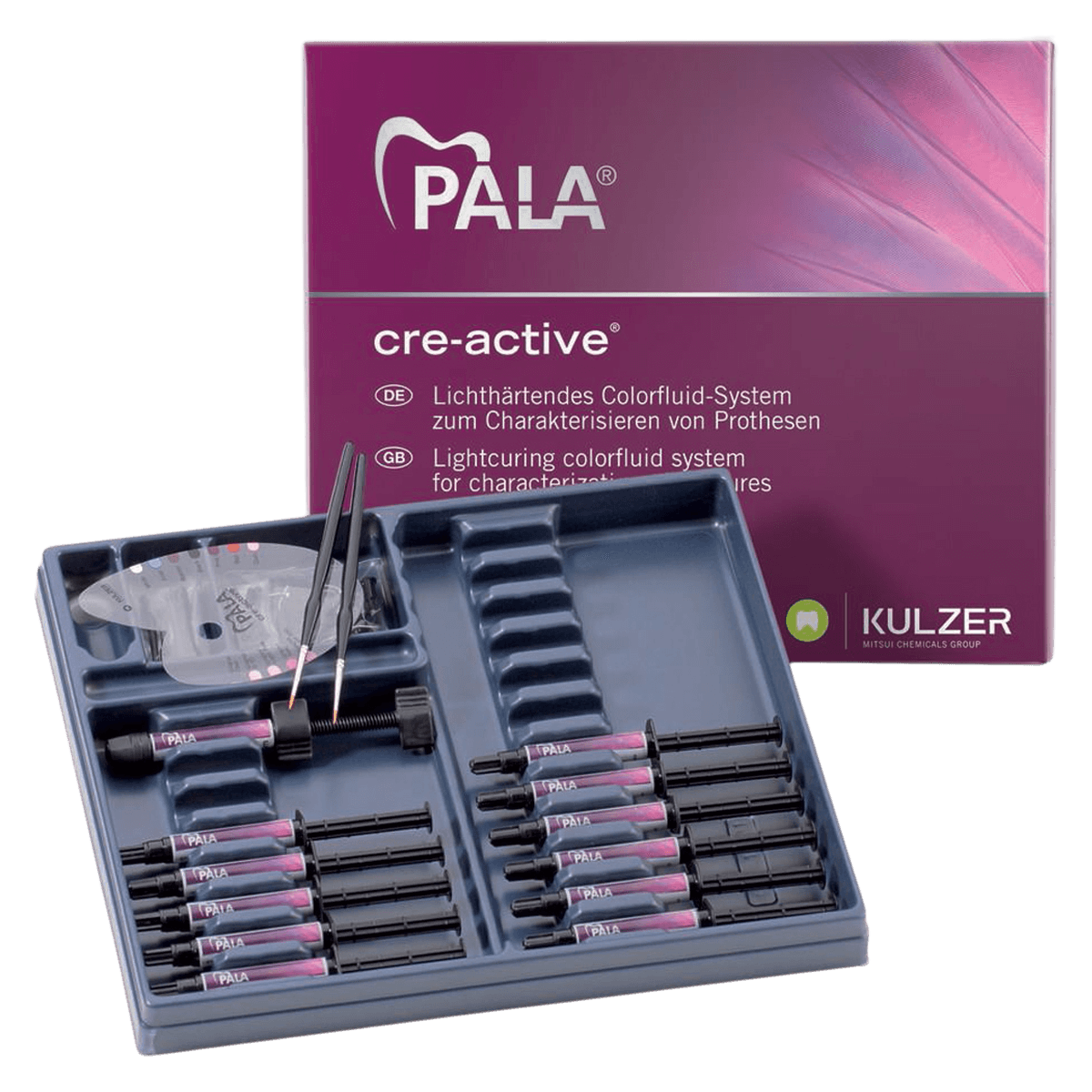 Pala cre-active Light Cure Indirect Restorative Assorted Syringe Set