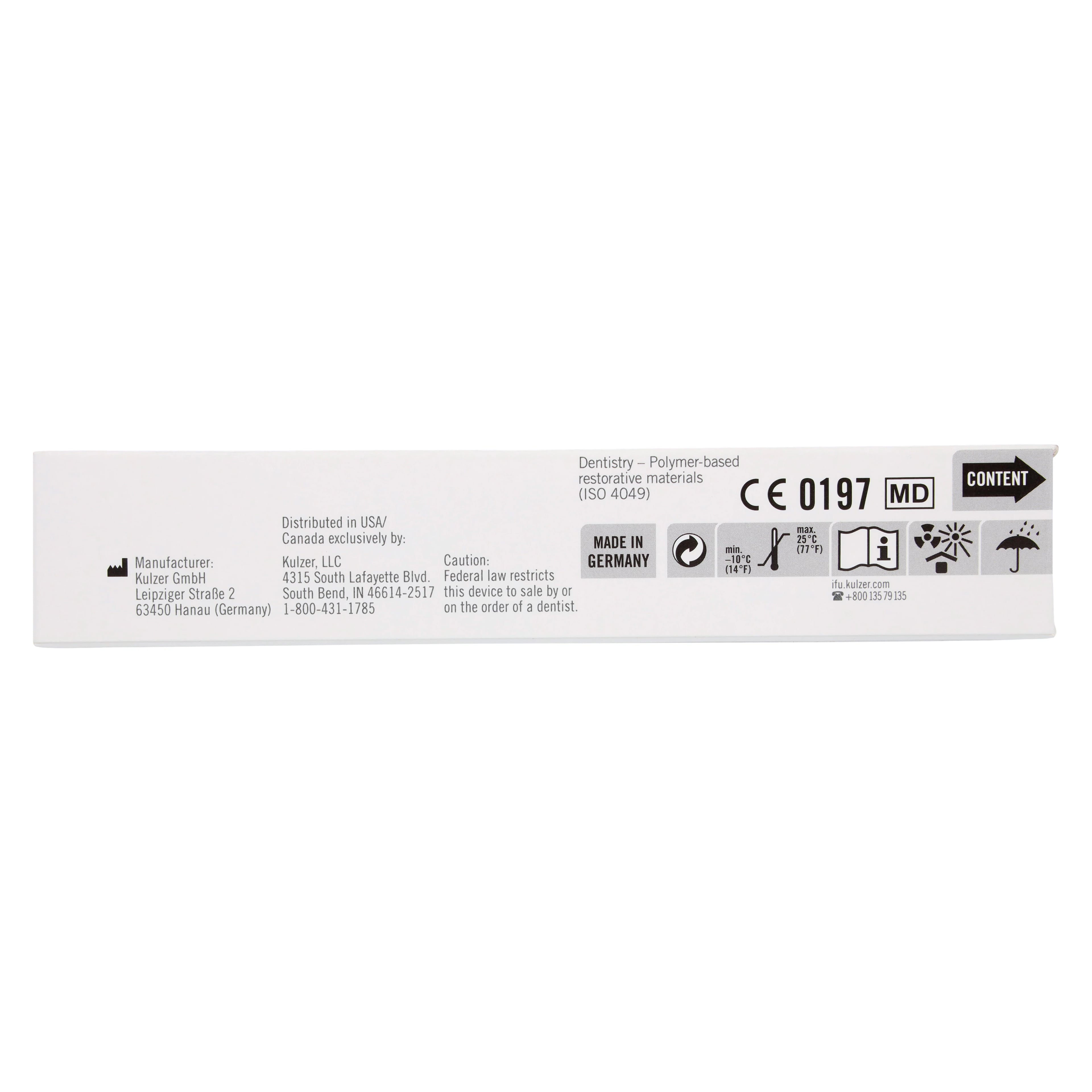 Charisma Hybrid Composite, Light-Cure, Syringe Refill, Universal Viscosity, 4 g, A2, 1/Pk, 66000086