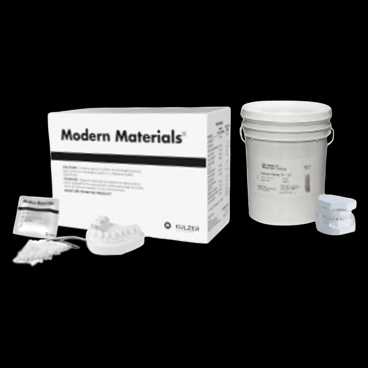 Kulzer Modern Materials Lab Plaster, Fast Set, White, 25 lb Carton, 50048512