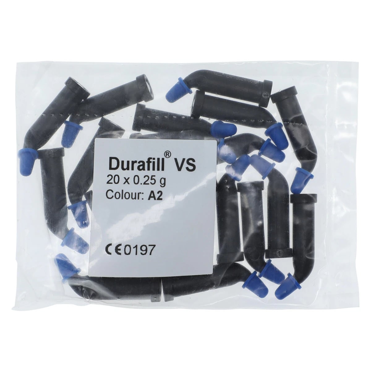 Durafill VS PLT A2 Light-Cure Microfill Restorative, 0.25 Gm Tips, 20/Box, #66000028