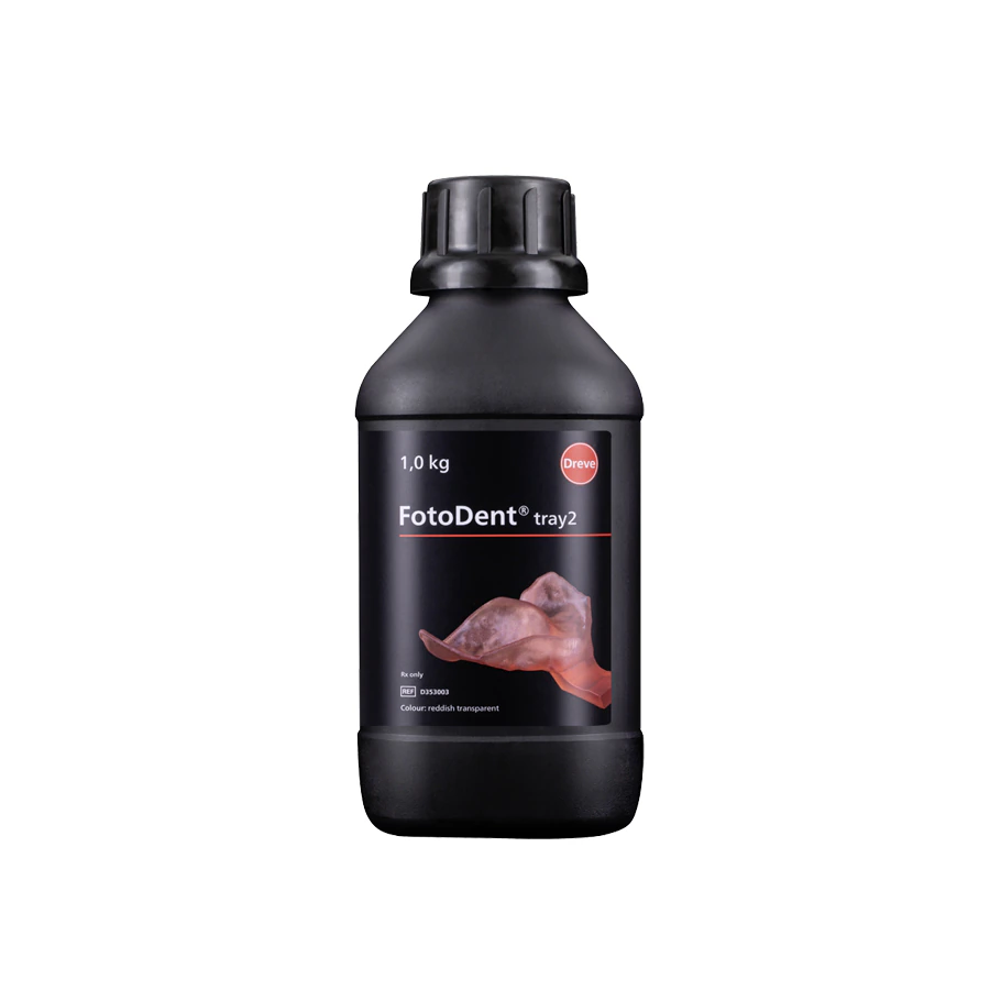 FotoDent® tray2 Reddish-Transparent 385/405nm 1.0kg bottle