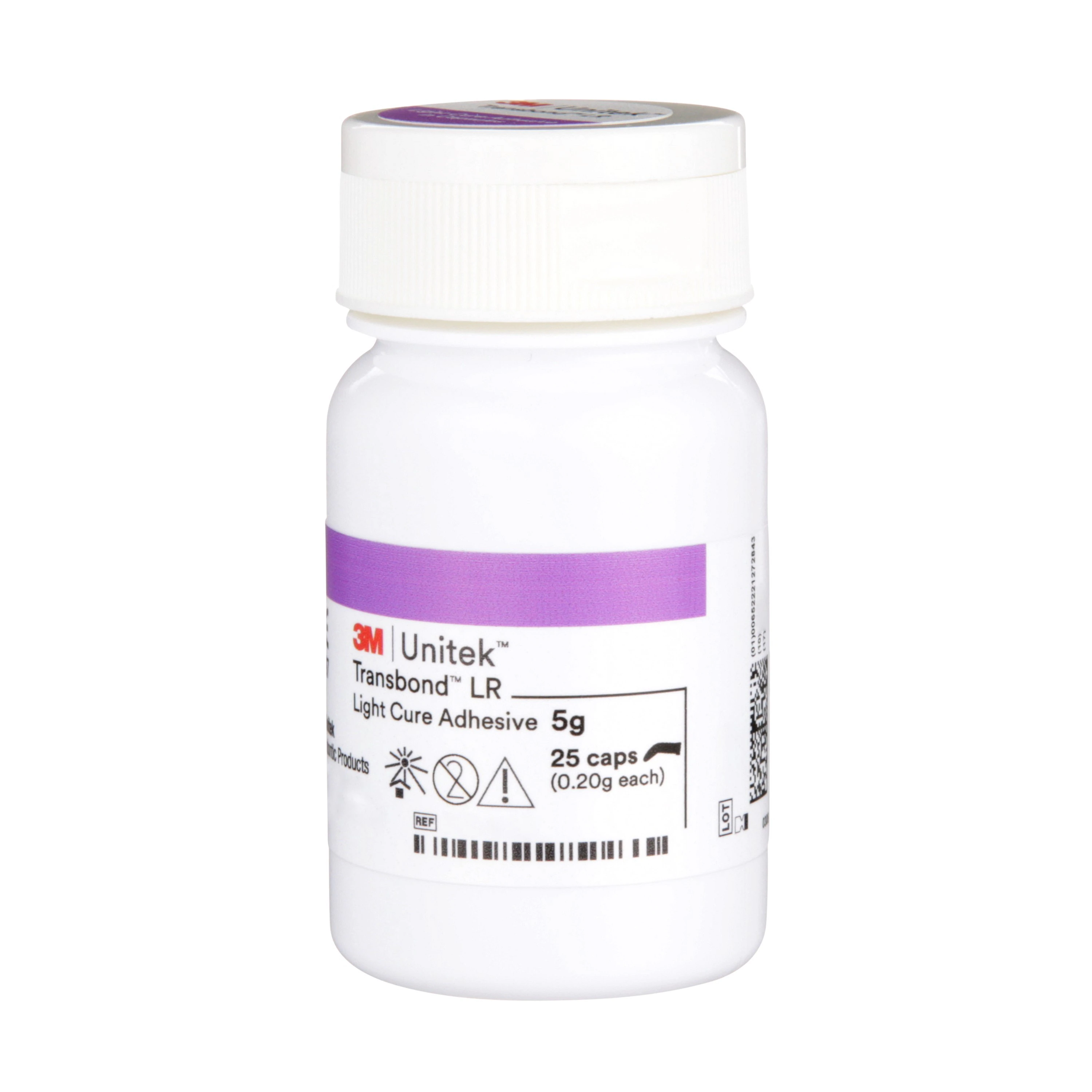 3M Transbond LR Light Cure Adhesive Capsules, 0.2 g, 25/Pk, 712-038