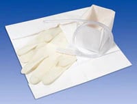 SunMed Cath-N-Glove Suction Catheter Kit, 10 Fr, 100/Case