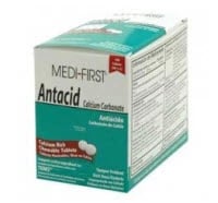 Medi-First Antacid Chewable Tablets, 420mg, 100 Count (2 Pouches of 50), Box
