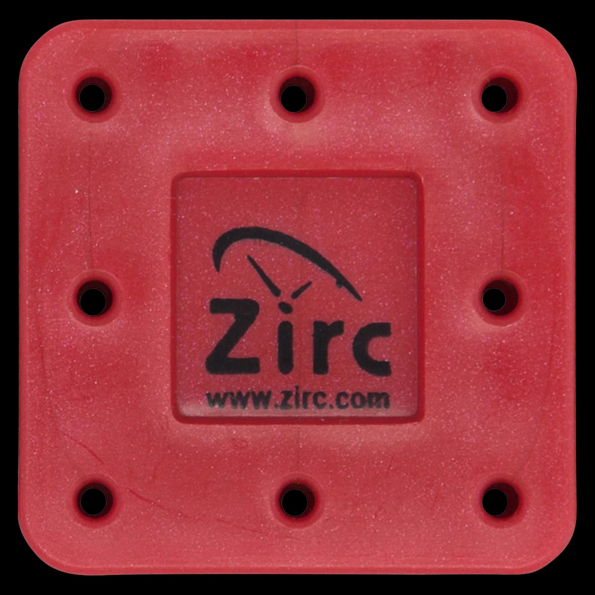 Zirc 8-Hole Magnetic Bur Block, Red, Fits FG/RA/HP Burs, Autoclavable, 1 Each (50Z400M)