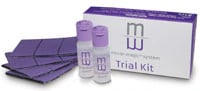 Mirror Magic® Anti-Fog System Trial Kit, 2 x 6 mL Bottles & 24 Swipe Pads, 50R200