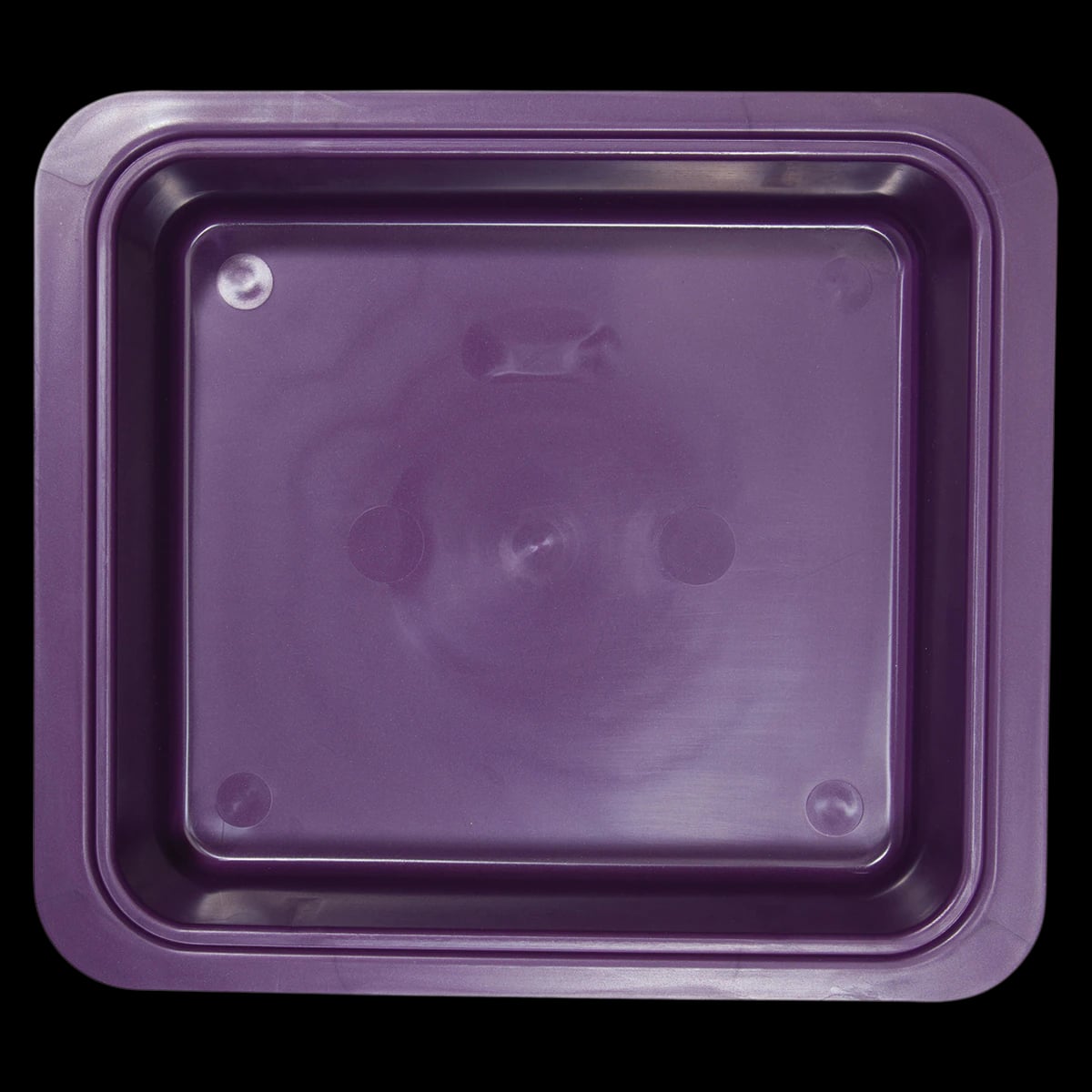 Zirc Procedure Tub Only, Plum, 12-1/4" x 10-7/8" x 2-3/4", 20Z463E