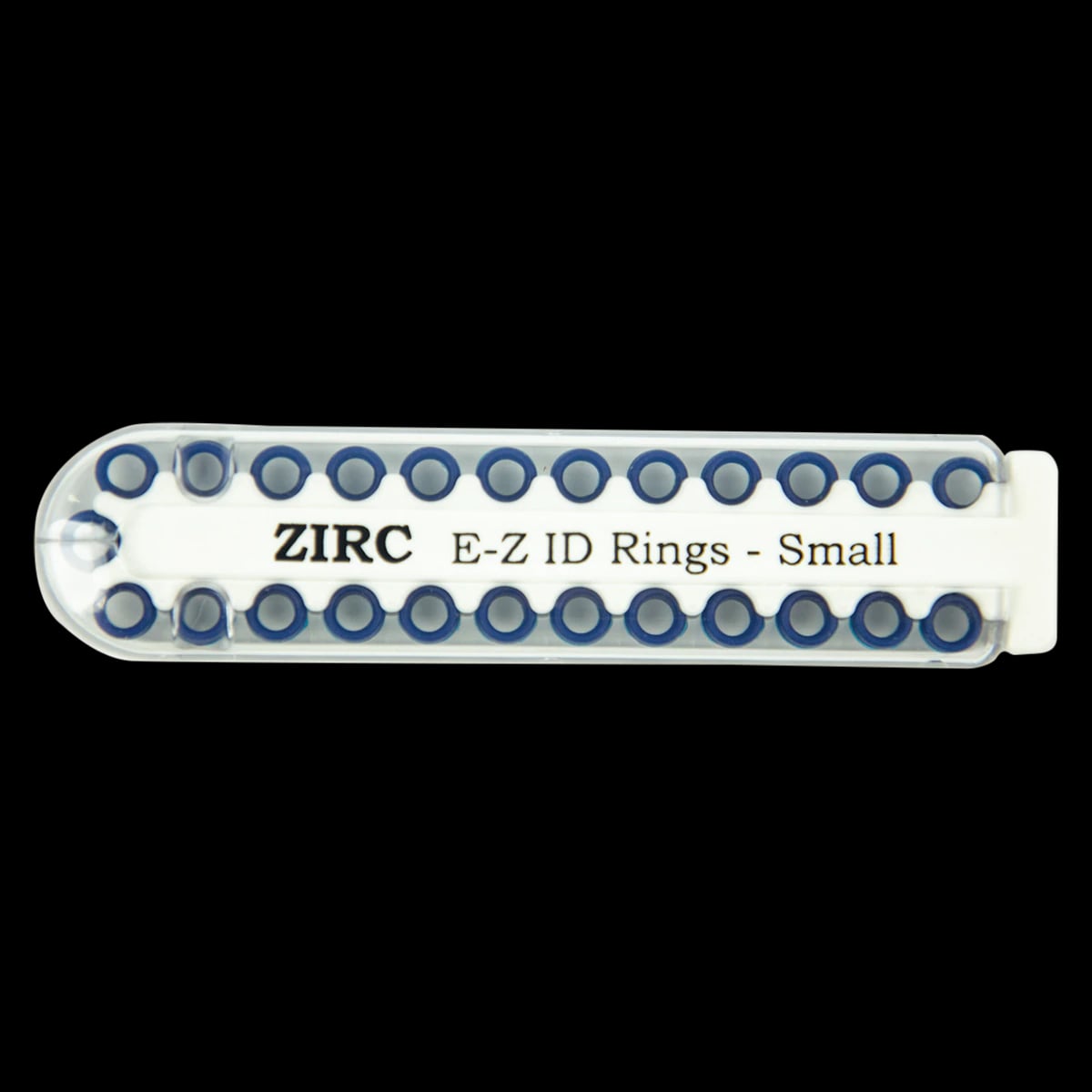 Zirc E-Z ID Instrument Rings, Small, Midnight Blue, 1/8" Diameter, 25/Pack, 70Z100-T