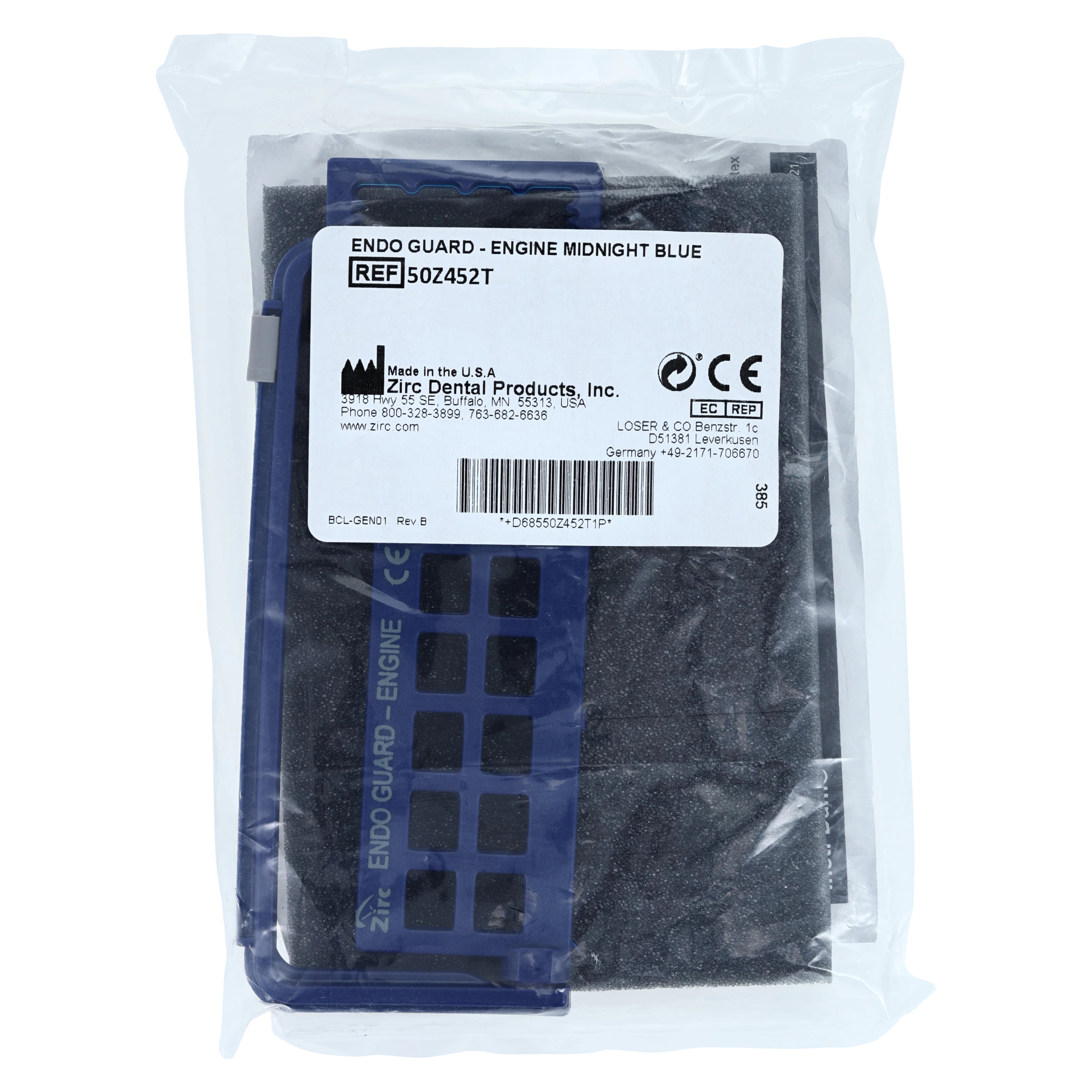 Zirc Steri-Endo Guard Engine Organizer, Midnight Blue, 11 Engine/5 Hand Files, 50Z452-T