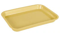 Zirc Mini Flat Setup Tray, Beige, F-Size, 9-3/8" x 6-3/8" x 7/8", 20Z101G