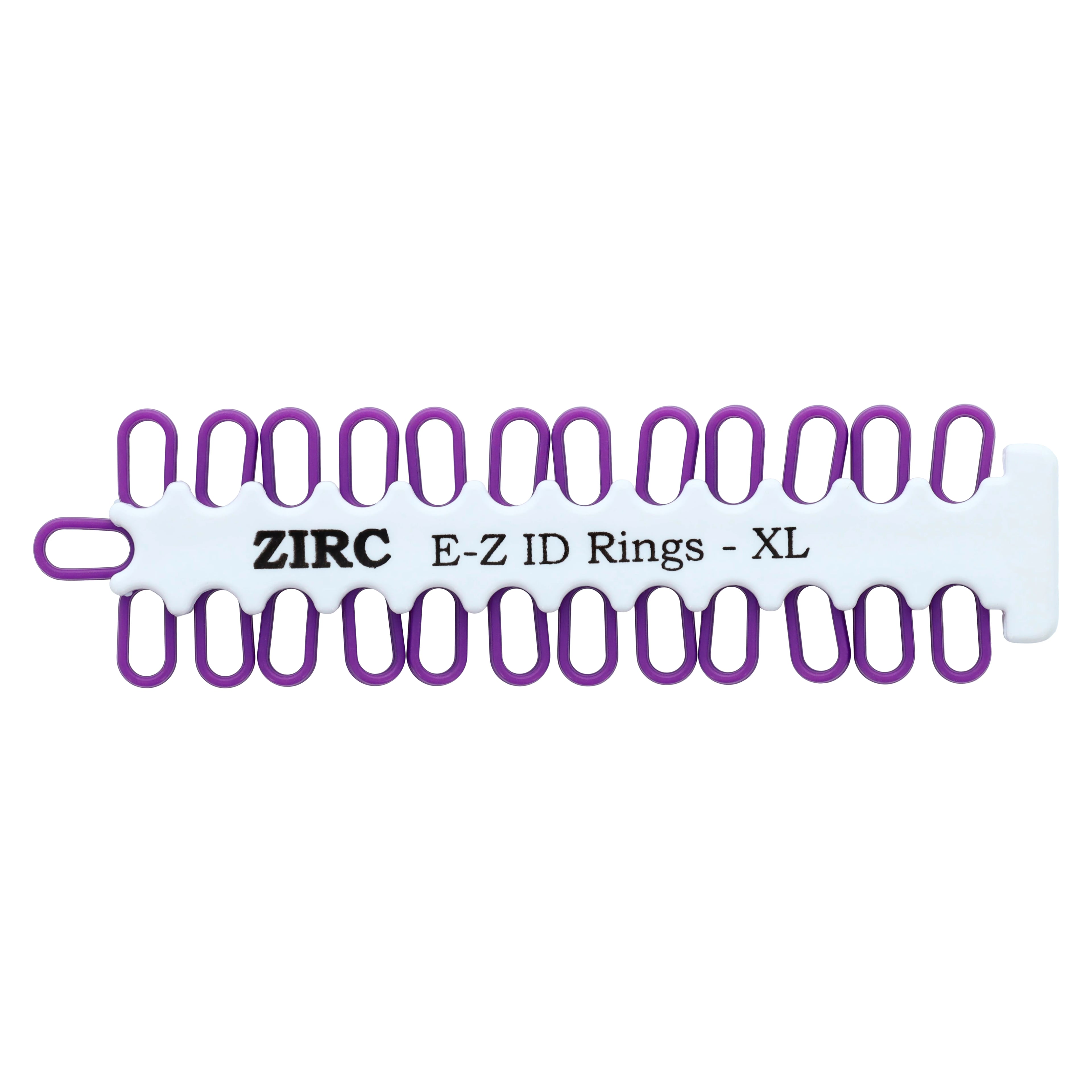 Zirc E-Z ID Instrument Color Code Rings, XL, Neon Purple, 25/Pack, 70Z000R