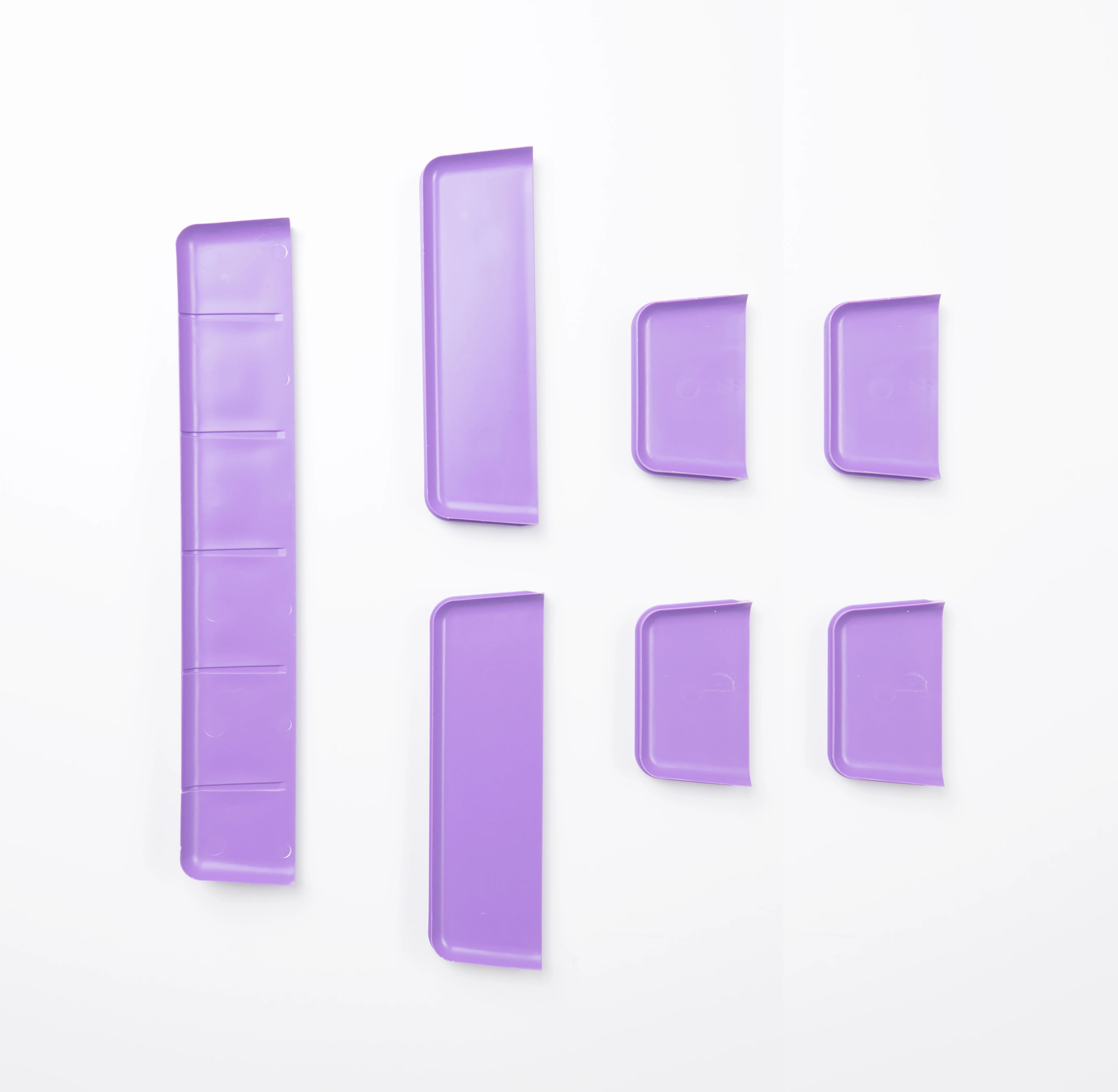 Zirc Drawer Organizer, Neon Purple, 11.5" x 6.6" x 2", 20Z210R
