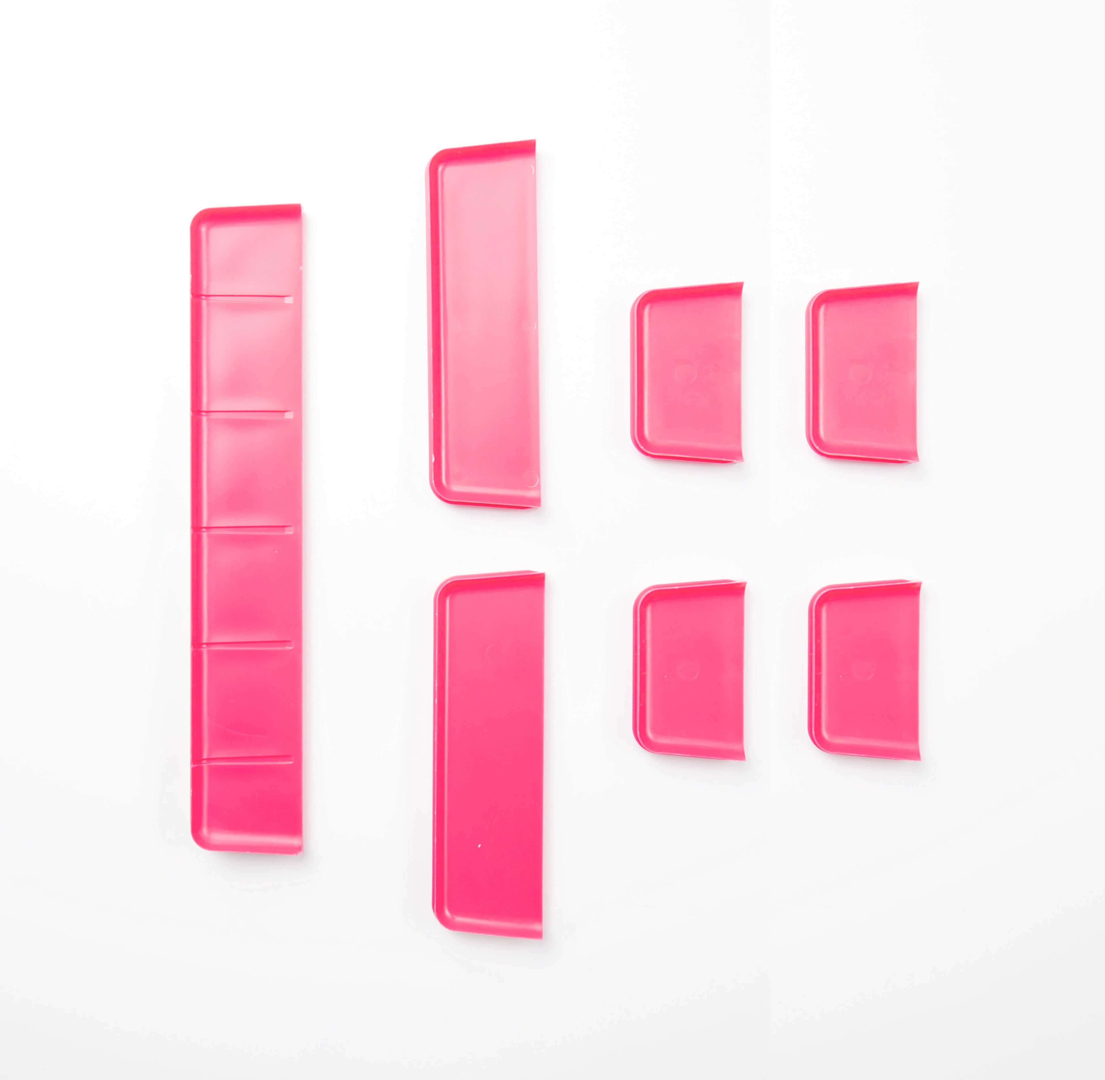 Zirc Drawer Organizer, Neon Pink, 11.5" x 6.6" x 2", 20Z210S