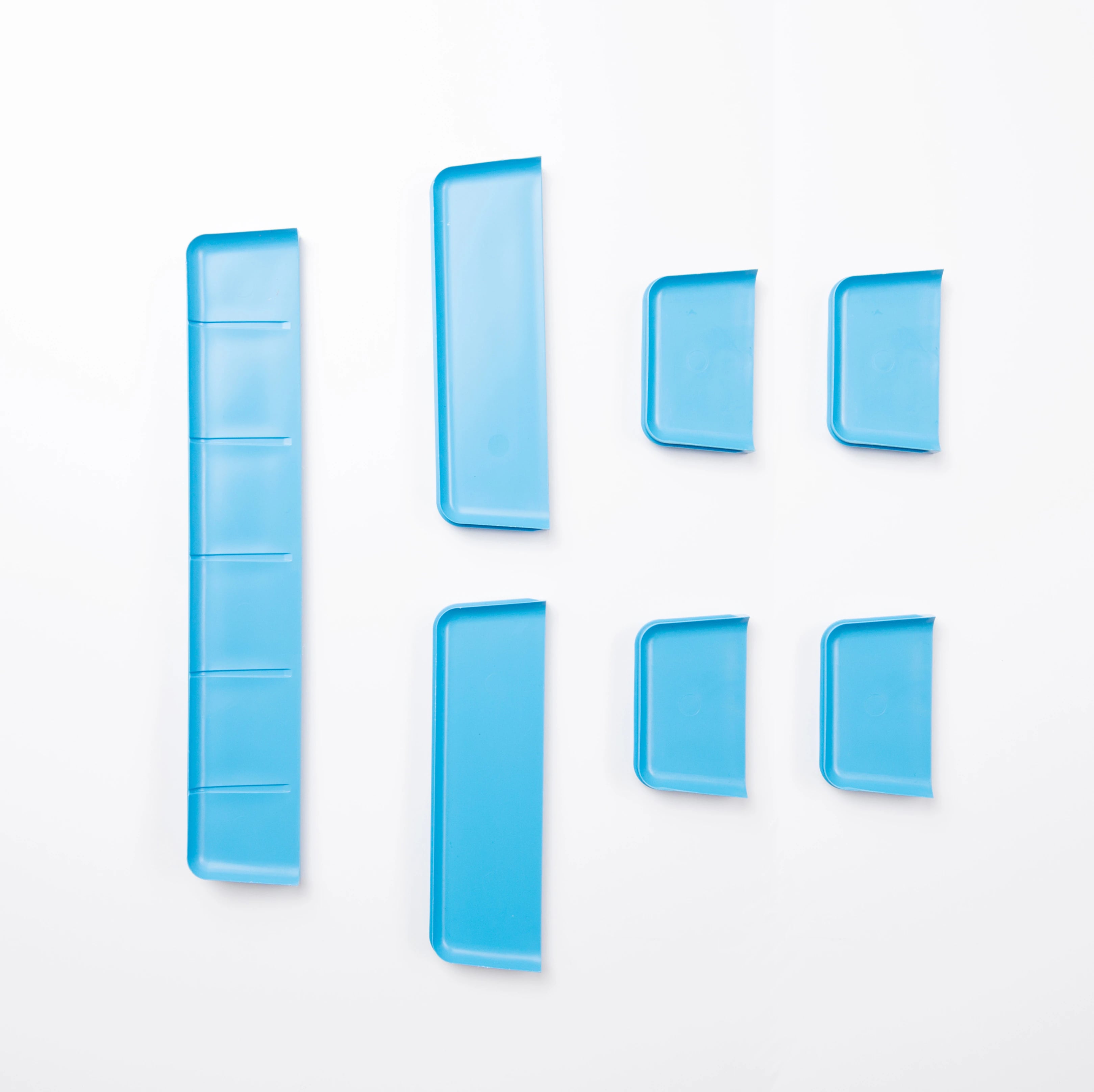 Zirc Drawer Organizer, Neon Blue, 11.5" x 6.6" x 2", with Dividers, 20Z210N