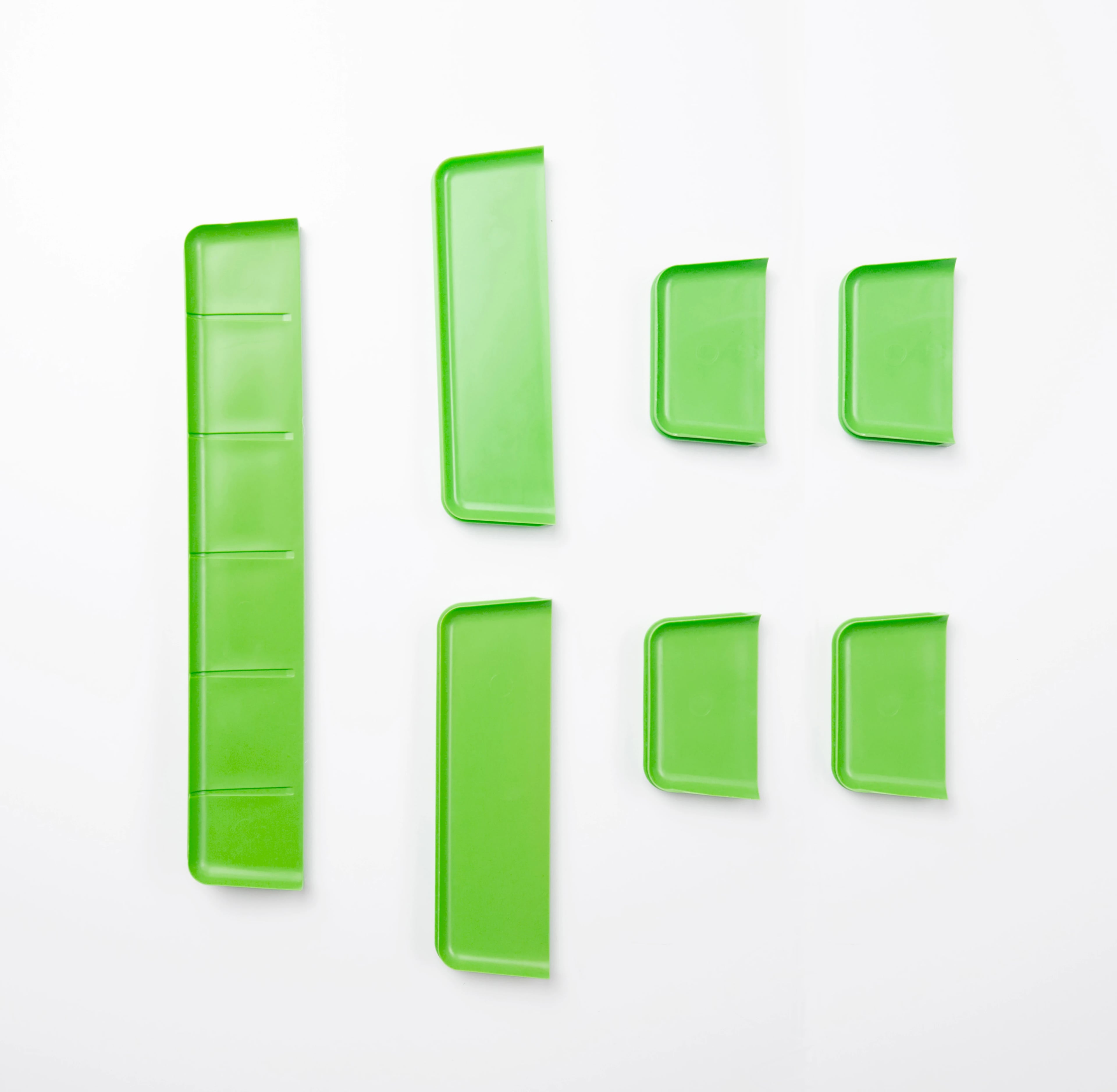 Zirc Drawer Organizer, Neon Green, 11.5" x 6.6" x 2", 20Z210P
