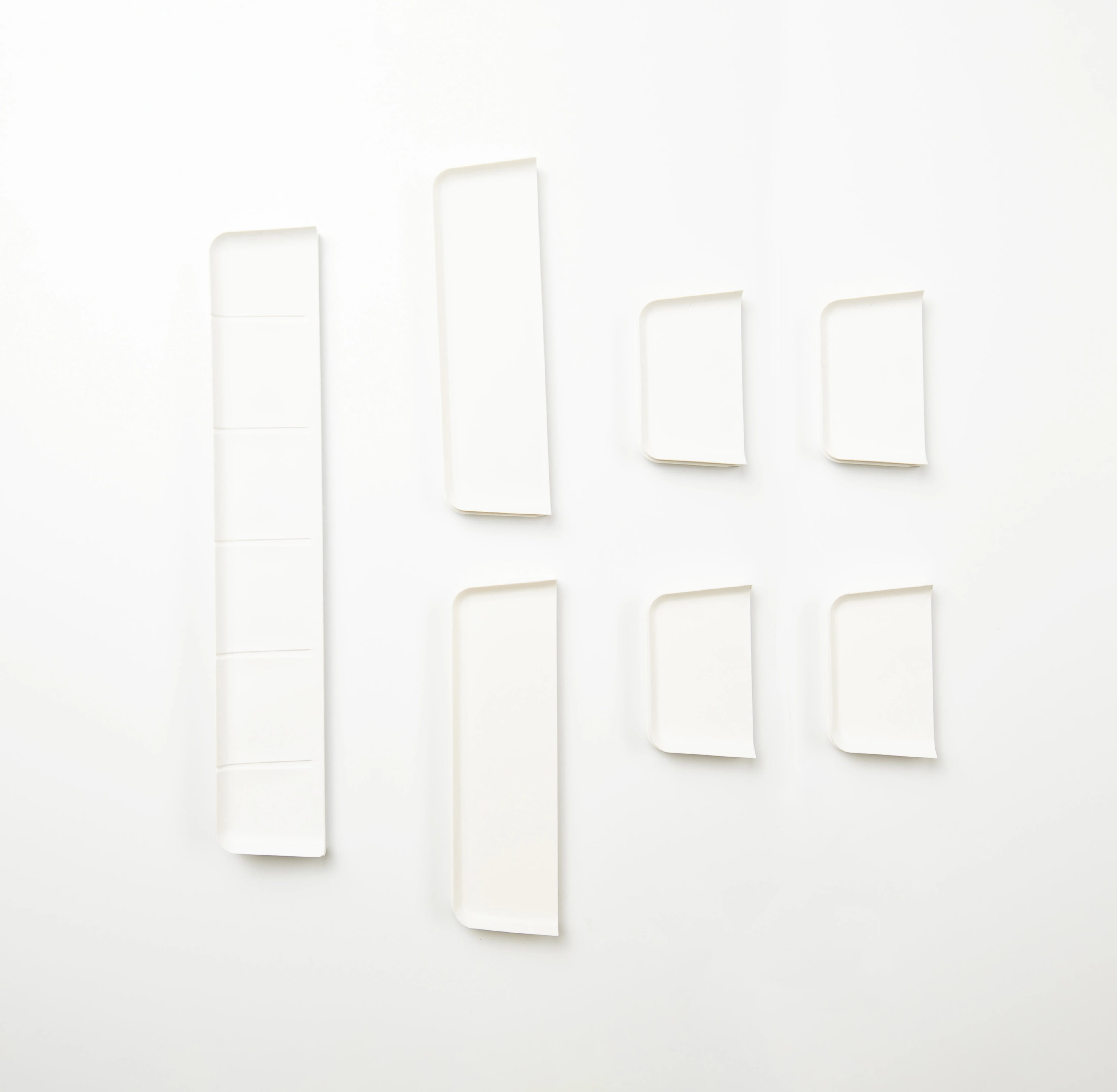 Zirc Drawer Organizer, White, 11.5" x 6.6" x 2", 1 Large/2 Medium/4 Small Dividers, 20Z210A