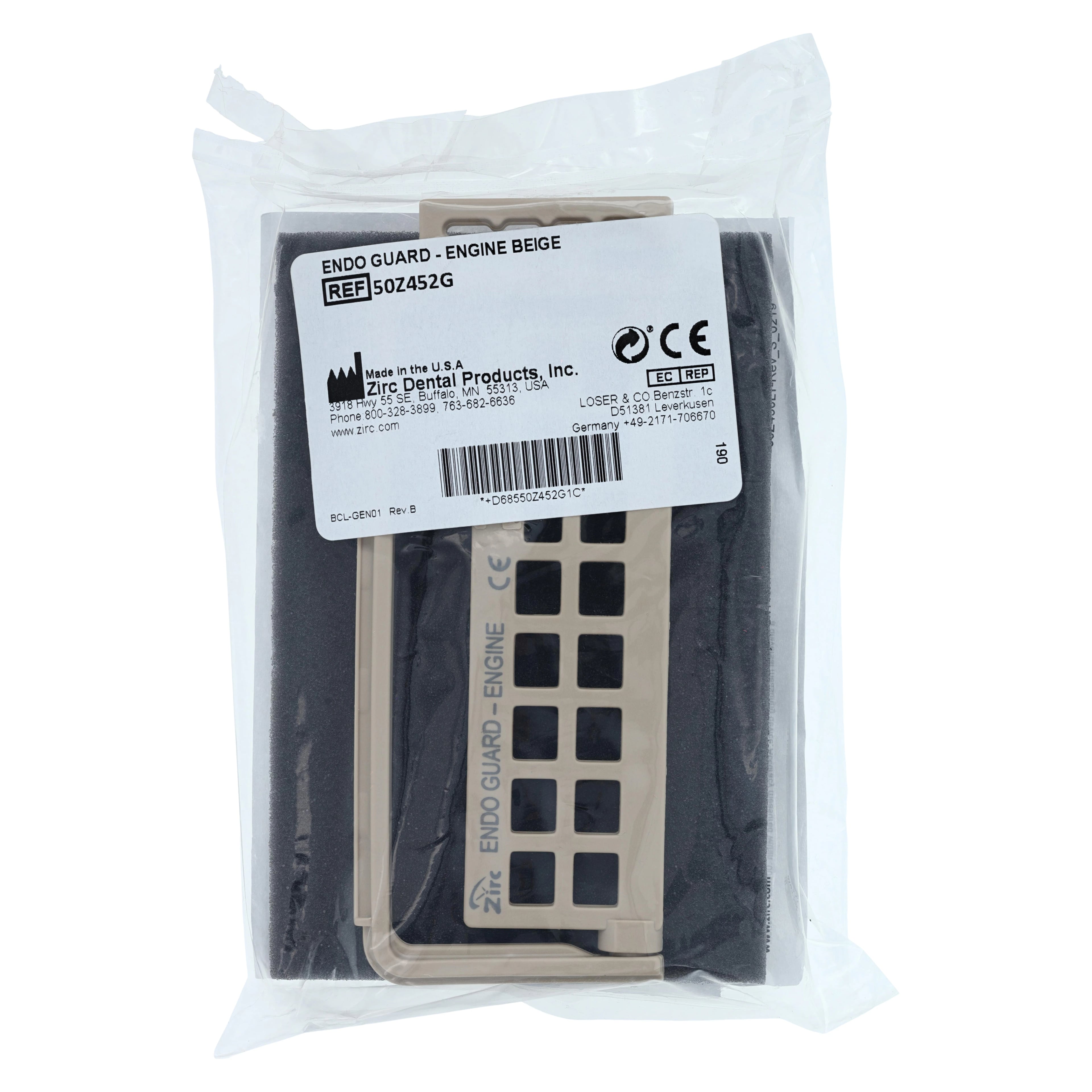 Zirc Steri-Endo Guard Engine Organizer, Beige, 11 Engine/5 Hand Files, 50Z452-G