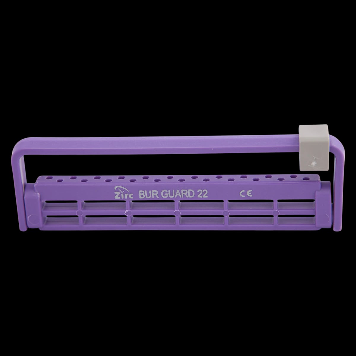 Zirc Steri-Bur Guard 22-Hole, Neon Purple, 50Z410R