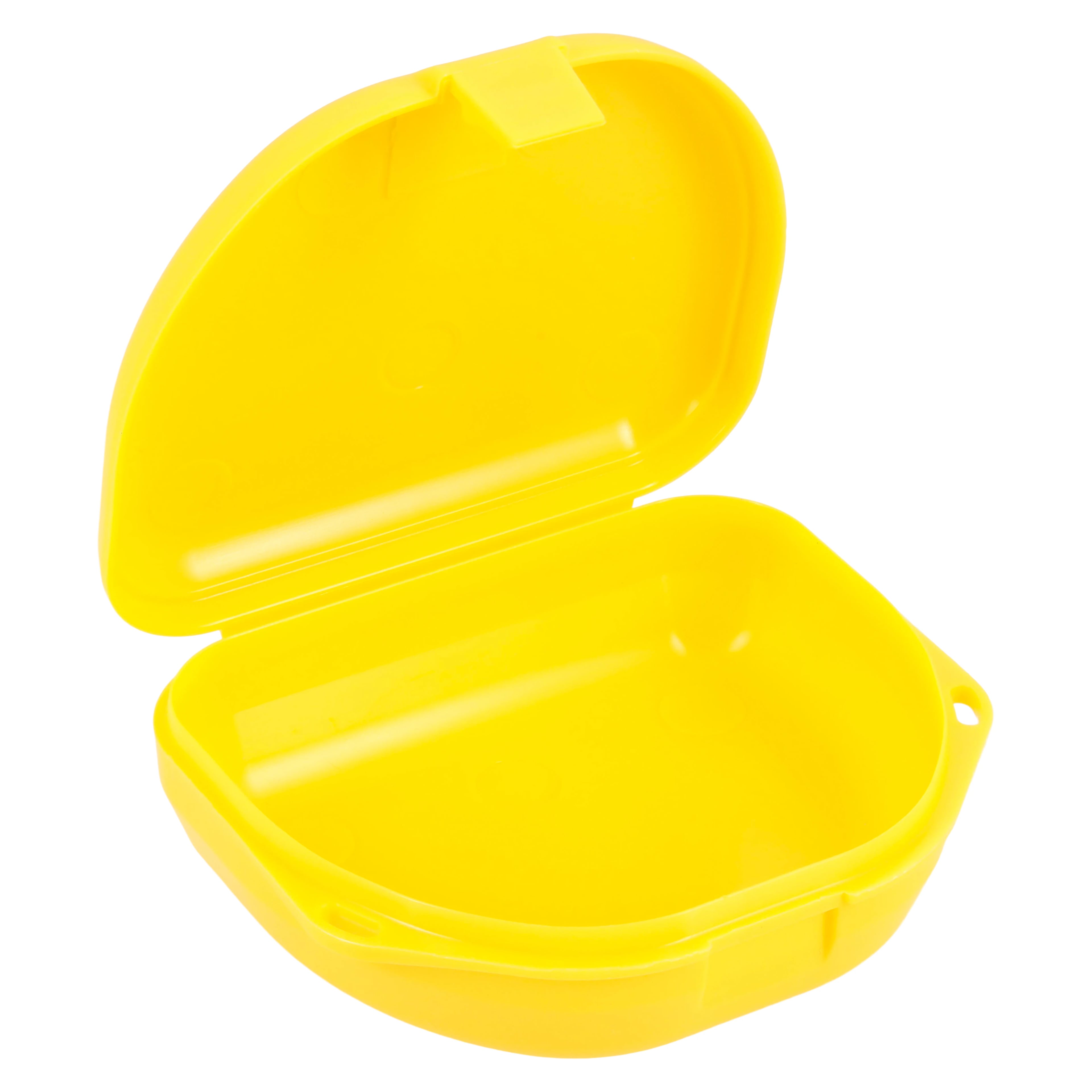Zirc Dental Neon Yellow Retainer Box, 1" Deep, 12/Box
