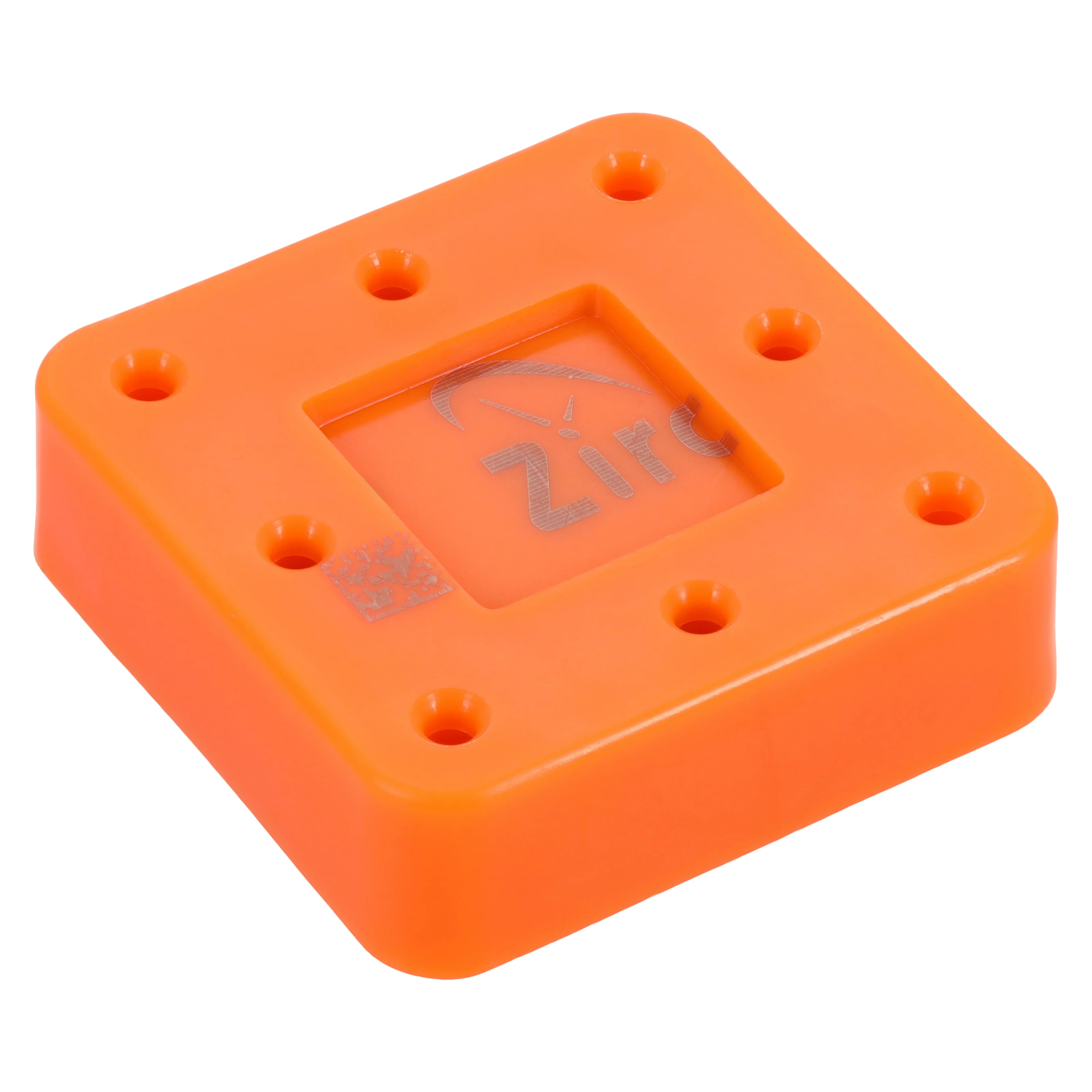 Zirc 8-Hole Magnetic Bur Block, Neon Orange, Fits FG/RA/HP Burs, Autoclavable, 50Z400Q, 1/Pk