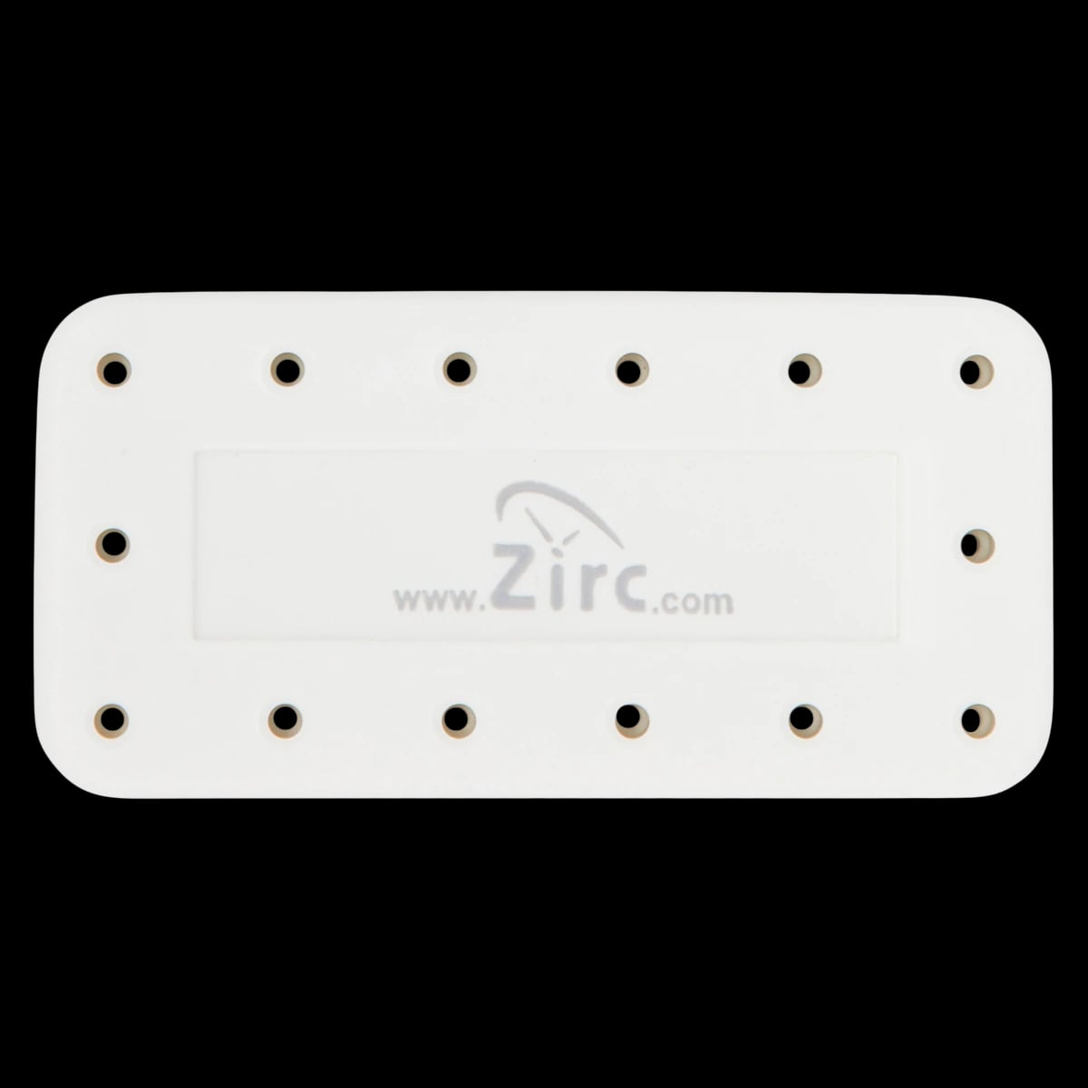 Zirc 14-Hole Magnetic Bur Block, White, 50Z403A