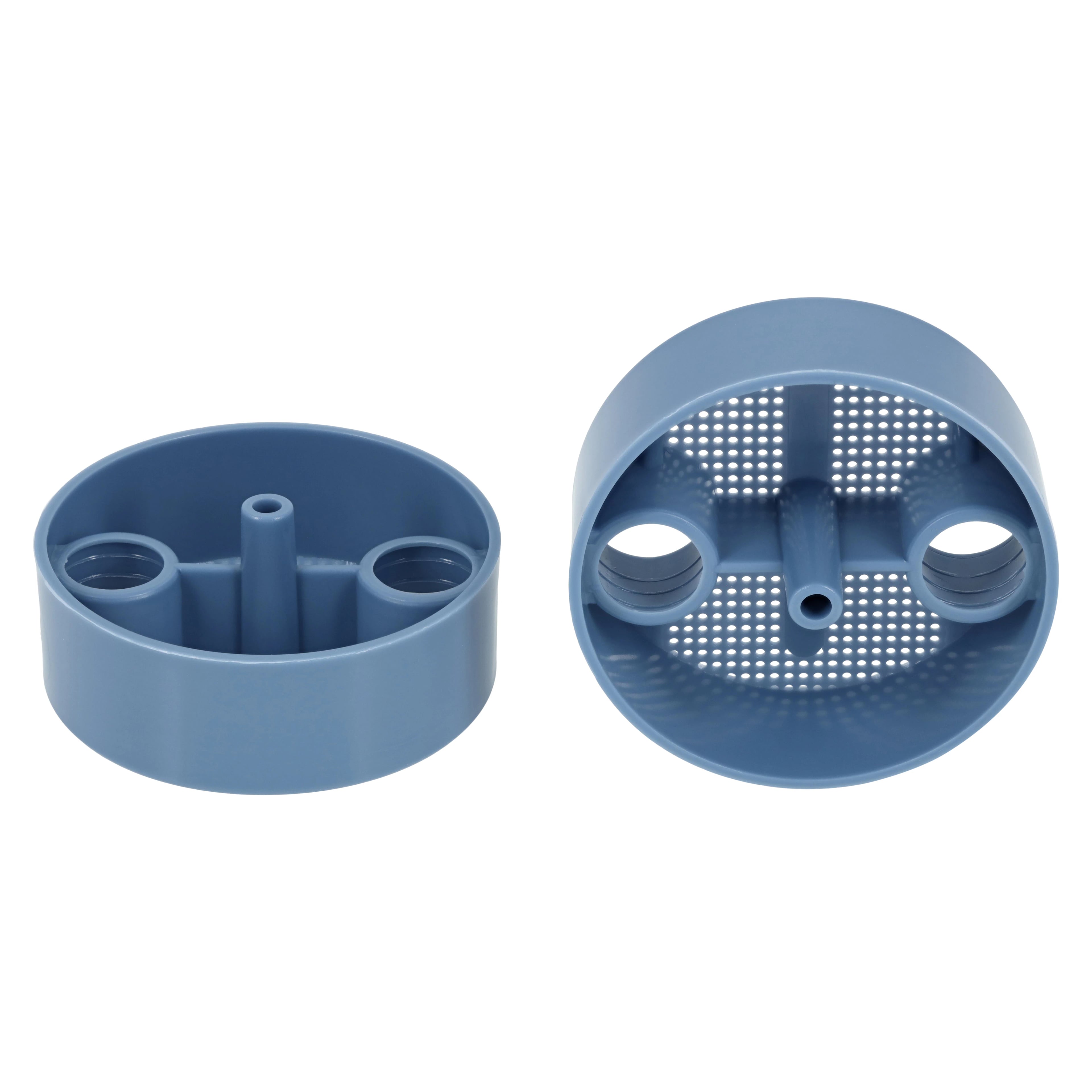 Dispos-A-Screen Disposable Vacuum Traps, Plastic, 2-1/8", Blue, 144/Pk, 51Z045V