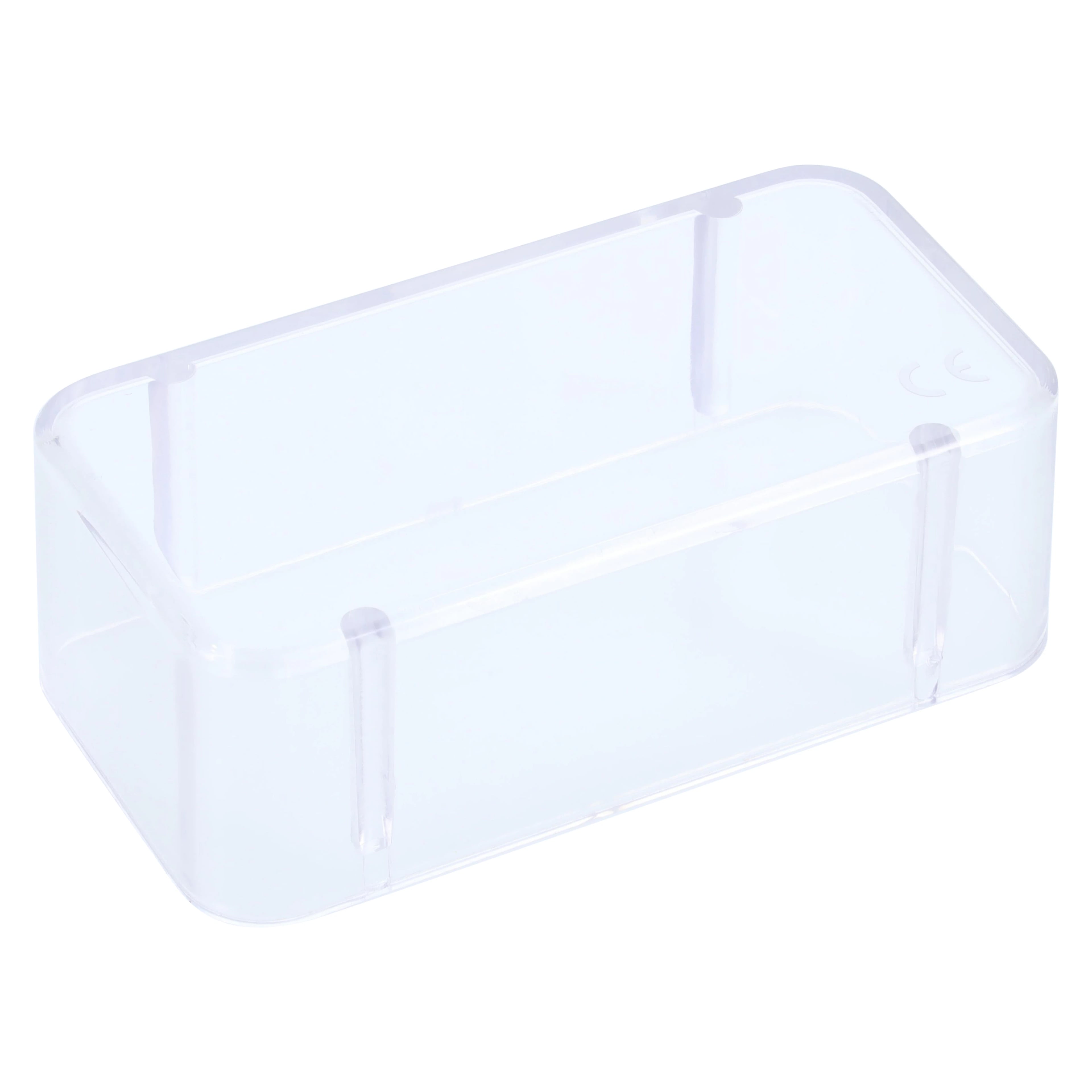 Zirc Magnetic Bur Block Cover, 14-Hole, 1" High Standard, Clear Plastic, 50Z404, 1/Pk