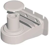 Zirc E-Z Access Shelf Wall/Cabinet Mount, Beige, 90° Angle, 180° Movement, 20Z426G