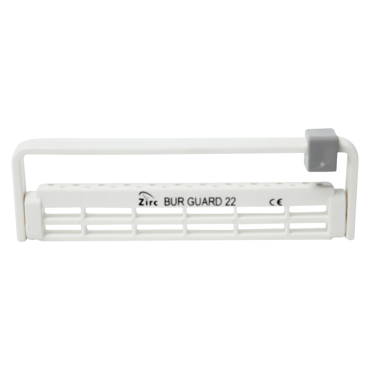 Zirc Dental Steri-Bur Guard 22-Hole White, Autoclavable Bur Block, 50Z410A